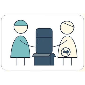 Hűtőszekrényét üzembe helyezzük, használatra kész állapotba hozzuk