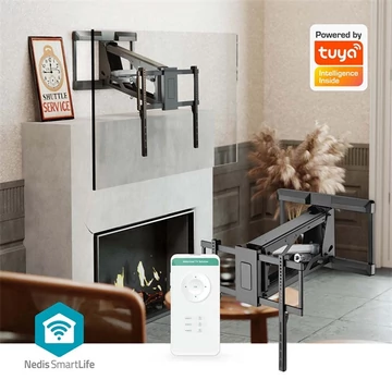 Nedis tvwm5880bk lcd tv/monitot motoros fali tartó konzol, 32-75", max. teherbírás 35 kg, távirányító
