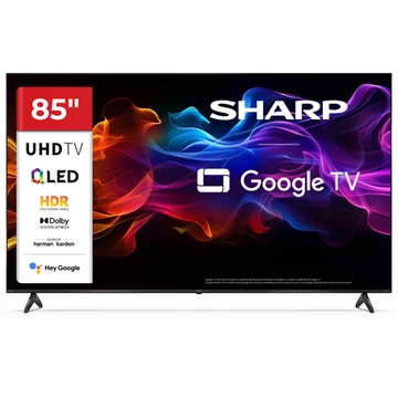 SHARP 85HP5265E 215cm-es 4K Ultra HD QLED Google TV