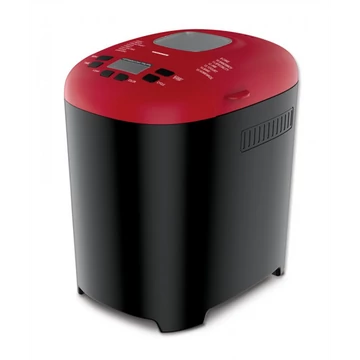 HEINNER HBM-915BKR PastryChef Kenyérsütő, 15 program, kapacitás: 700-900g, LCD kijelző, 550W, Fekete / Piros