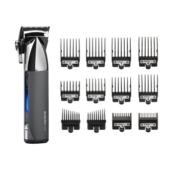 Babyliss E996E Super-X Metal Series, vezetékes / vezeték nélküli hajvágó, szürke
