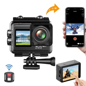 BLACKBIRD Akció Kamera Dual Screen érintő képernyő