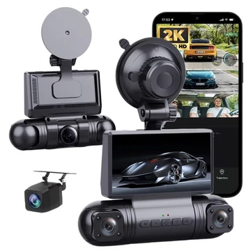 BLACKBIRD Autós Kamera S23Q 4 csatornás 2K Wifi, applikációs vezérlés