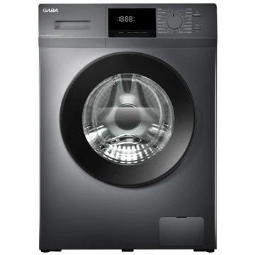 Gaba GTW-814DS 8 kg-os elöltöltős gőzmosógép 1400 fordulatos centrifugával, magyar nyelvű kezelőfelülettel