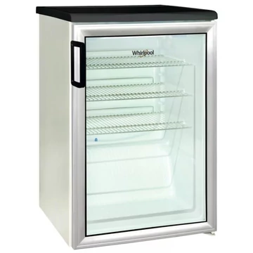 Whirlpool Adn 140 W Üvegajtós Hűtőszekrény, 130 L, Alumínium