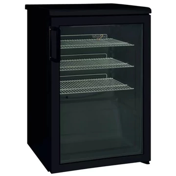 Whirlpool Adn 140 B Üvegajtós Hűtőszekrény, 130 L, Fekete