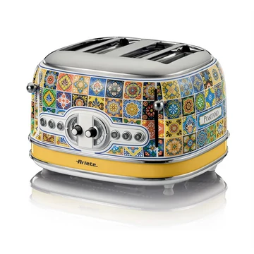 ARIETE 156 Positano kenyérpirító, 4 szeletes, 6 fokozat, 1600W