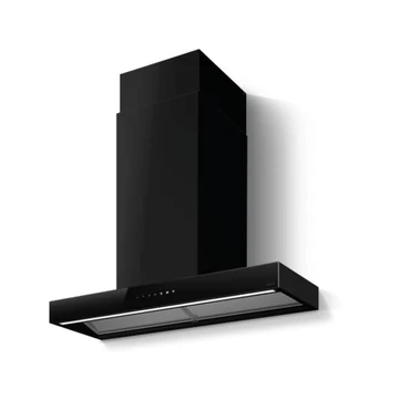 Elica HAIKU DRY @ BLRO/A/90 falra szerelt páraelszívó fektetett T fekete szín