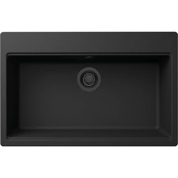 ELLECI - Mosogatótálca Time 130 G40 Nero fekete tartozékokkal