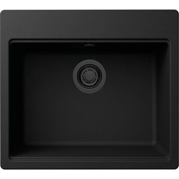 ELLECI - Mosogatótálca Time 105 G40 Nero fekete tartozékokkal