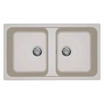 ELLECI - Mosogatótálca Life 450 86x50 Granitek 2m. G39 Bianco soft