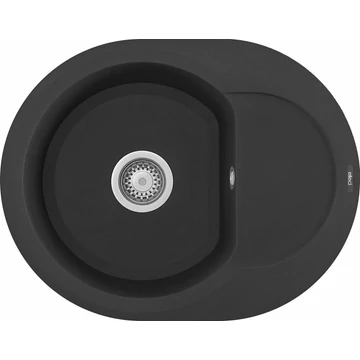 ELLECI - Mosogatótálca Easy ROUND 600 G40 Nero