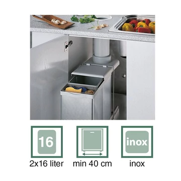 Foster 8123800 konyhai szelektív hulladékgyűjtő - Kifutó termék!