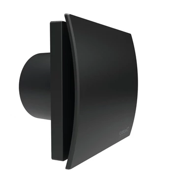 Cata UC-10 Silentis STD fekete ventilátor dekoratív előlappal, pillangószeleppel