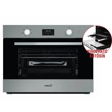 CATA CMD-5007 X beépíthető kompakt sütő, süllyeszthető tekerőgombbal