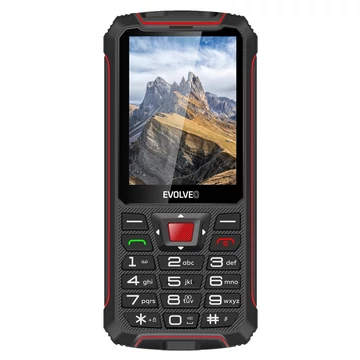 EVOLVEO strongphone w4  black/red