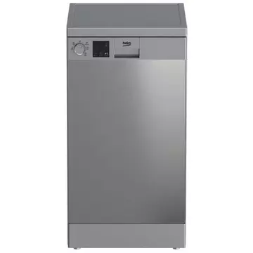Beko DVS05024 S 45 cm széles 10 terítékes szabadonálló mosogatógép szürke színben