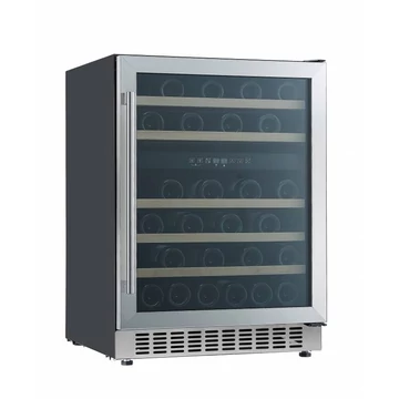 CATA VI-59082 X 46 palackos 2 zónás beépíthető borhűtő 5 db fapolccal, Nofrost hűtési technológiával