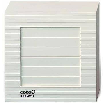 Cata B-10 Matic fehér szellőztető ventilátor, 100 mm átmérőjű