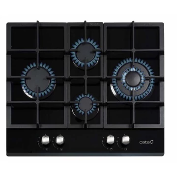CATA LCI-6031 BK fekete üveg beépíthető gázfőzőlap