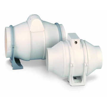 Cata Duct in-line 100 / 2 sebességes fehér szellőztető ventilátor, csőközbe építhető