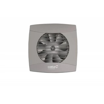 Cata UC-10 STD Silver ezüstszürke szellőztető ventilátor, 100 mm átmérőjű