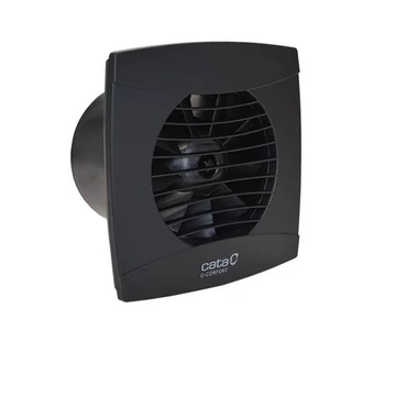 Cata UC-10 Timer BK fekete szellőztető ventilátor, 100 mm átmérőjű