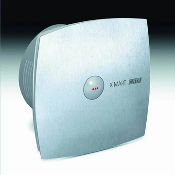Cata X-Mart 10 Inox Matic Timer inox szellőztető ventilátor, 100 mm átmérőjű