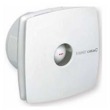 Cata X-Mart 10 fehér szellőztető ventilátor, 100 mm átmérőjű