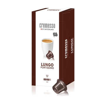 Cremesso Lungo Fortissimo kávékapszula 16 db-os kiszerelésben