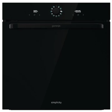 Gorenje BOS6737SYB fekete beépíthető multifunkciós sütő 3 év gyártói garanciával katalitikus hátfallal