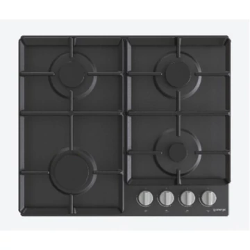 Gorenje G642EXB beépíthető 4 gázégős fekete színű gáz főzőlap
