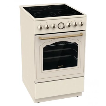 Gorenje GECS5B70CLI bézs színű kerámialapos villanytűzhely 3 év garanciával teleszkópos sinnel