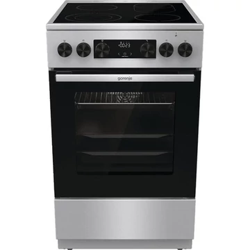 Gorenje GECS5C70XA szabadonálló villanytűzhely 3 év garanciával multifunkciós sütővel, gőzfunkcióval, teleszkópos sütősinnel, lassú ajtózáródással