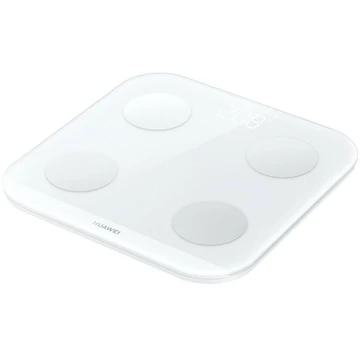 Huawei Smart Body Fat Scale okosmérleg üveglappal maximum 150 kg terhelhetőséggel, applikációval kapcsolható
