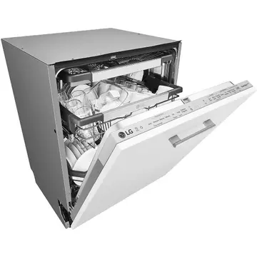 LG DB425TXS nverter motoros beépíthető mosogatógép 14 terítékes, TrueSteam™ funkciókkal