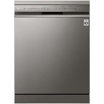 LG DF325FPS inverter motoros mosogatógép 14 teríték mosogatására, gőzprogrammal, érintős kijelzővel, MotorQuadWash™ - többirányú szórókarok