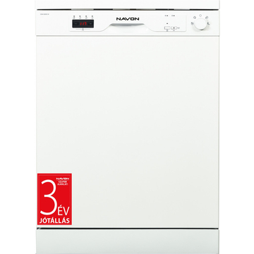 Navon DSW6000 W fehér színű mosogatógép 3 év garanciával