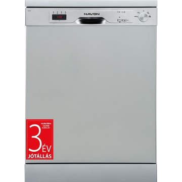 Navon DSL60 12 terítékes inox mosogatógép 3 év garanciával