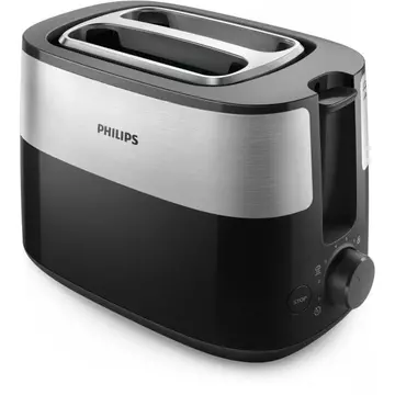 Philips Daily Collection HD2516/90 fekete kenyérpirító 830W
