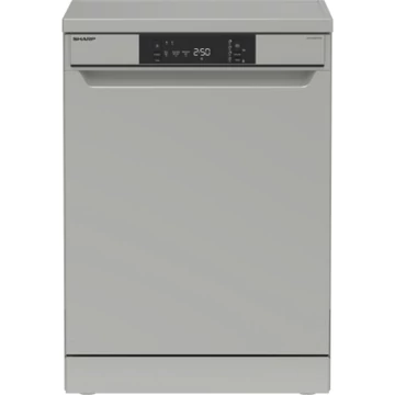 SHARP QW-NA1BF47ES-EU mosogatógép 13 teríték, 3 program, LED kijelző, 2 fiók, fél töltet, ezüst