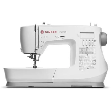 Singer C7205 varrógép elektronikus vezérléssel, 200 féle öltési mintával, LCD kijelzővel
