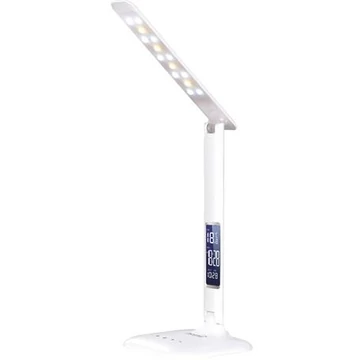 Home by Somogyi LA5 asztali LED lámpa, 5 W-os asztali LED lámpa ébresztőórával, 400 lm fényerővel, 2700/5000 K színhőmérséklettel