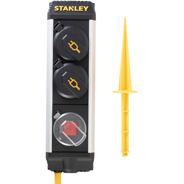 Stanley SXECCC0LAJE 2-es elosztó kapcsolóval 5 méteres  