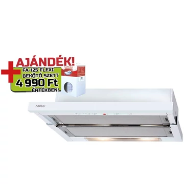 CATA Páraelszívó TF-5260 WH/L fehér (2 motoros) + FA125/3 bekötő szett