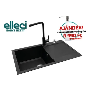 ELLECI - EASY 300 G40 mosogatótálca + Shell G40 csaptelep