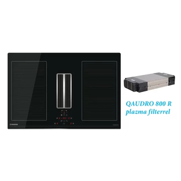Nodor NorCook IS-N7220 BK + QUADRO 800 R beépíthető indukciós főzőlap beépített elszívóval