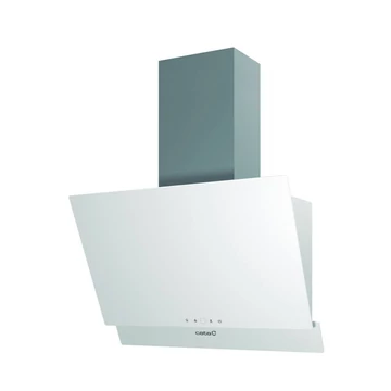 Cata JUNO 600 XGWH 60 cm széles fali páraelszívó fehér, döntött kivitelben, légszállítás  900/575 m3/h