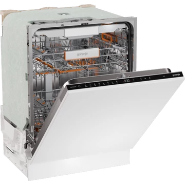 Gorenje GV663B65 16 terítékes teljesen integrált mosogatógép inverter motorral, totalDry szárítás automata ajtónyitással