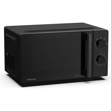 Hisense H20MOBP1HI 20 literes inverteres mikrohullámú sütő, manuális vezérlés, prémium edzett üvegajtóval, kerámia bevonattal